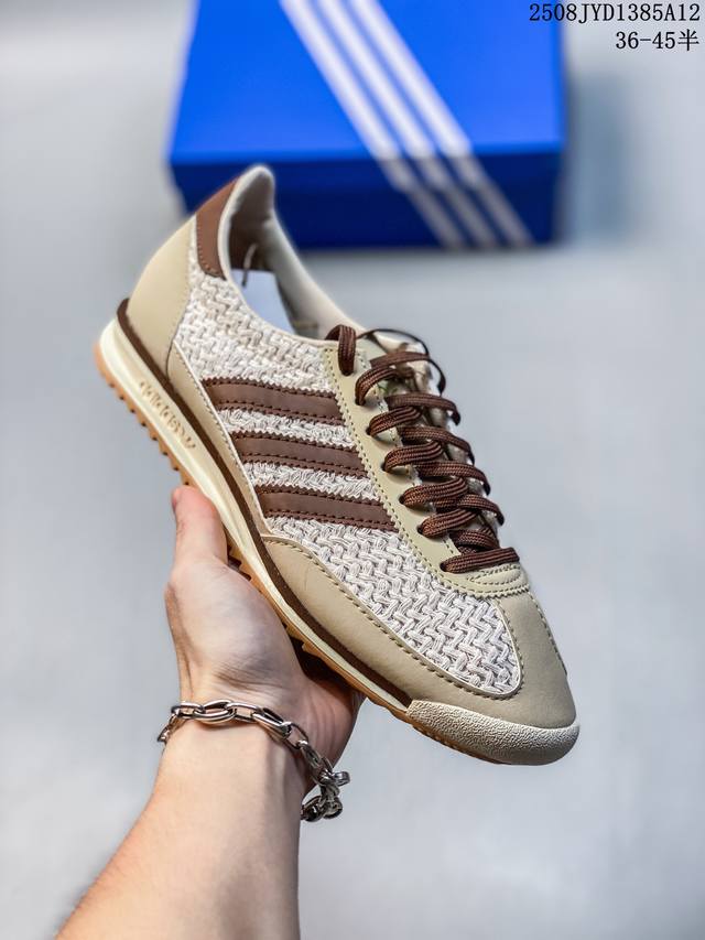 Adidas阿迪达斯三叶草男女鞋Sl 72 Og W运动休闲鞋Jr4229 尺码：如图 编码：08Jyd1385A12