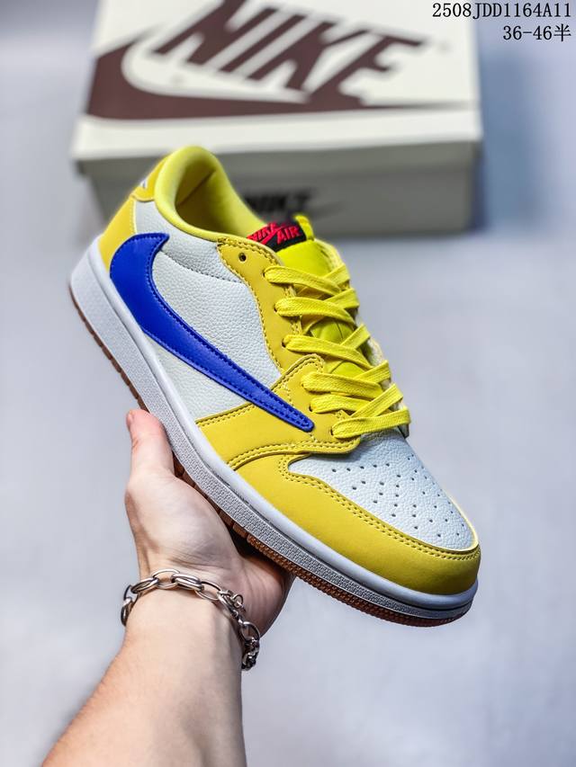 Jordan Air Jordan 1 倒钩时尚舒适 防滑耐磨 低帮 复古篮球鞋 男女款 主货号:Ib8859-101 尺码36-46 带半码 08Jdd116