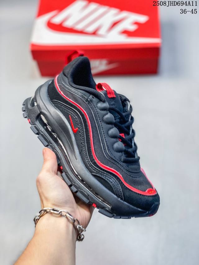 耐克Air Max 97 Futura男 女子复古运动休闲缓震气垫跑步鞋 Fb4496 尺码：如图 编码：08Jhd694A11