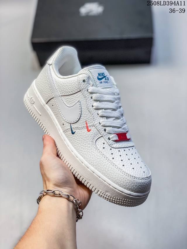 福利推荐特价 海外限量发售！公司级Nike Air Force 1 '07 Low 空军一号 低帮 运动鞋 休闲鞋 折边针车 工艺难度大 原楦头原纸板 原装鞋盒