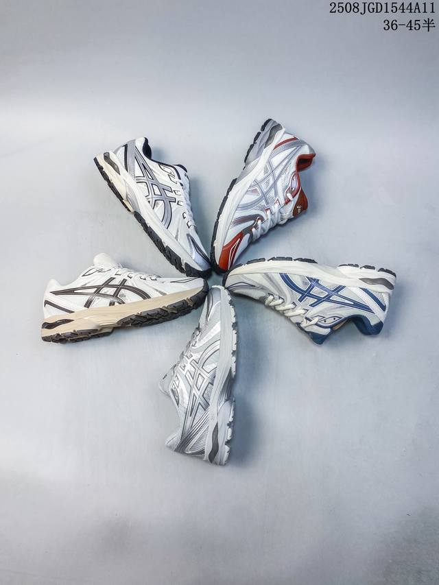 公司级亚瑟士Asics Gel-Flux Cn 运动休闲透气专业跑鞋 进口双层丝纤维工程网布鞋面 轻量舒适透气材质中底3D可视Gel缓震胶效果 升級Flytef