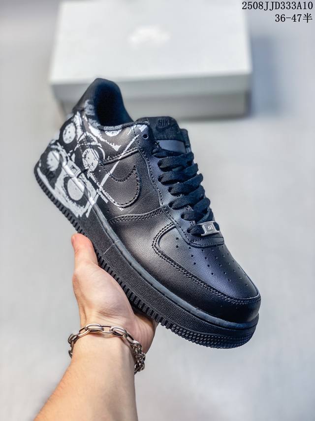 Nike Air Force 1 Low’07 空军一号低帮休闲板鞋 定制皮料 原楦原纸板 纯正空军版型 内置全掌气垫 货号：男 Cw2288-114 女 Dd
