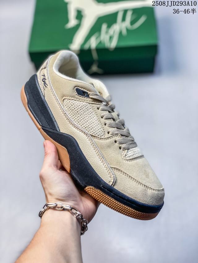 耐克 Nike 乔丹 Jordan Flight Court 时尚休闲 防滑耐磨 低帮运动鞋 复古篮球鞋 男女同款 Jordan 新鞋型 又来了！新配色曝光！滑