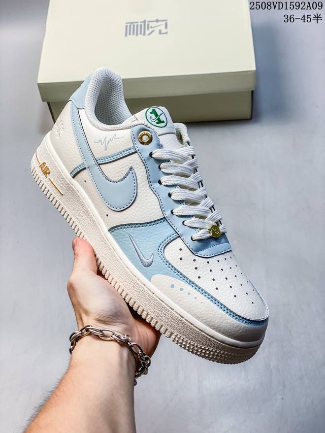 海外限量发售！公司级Nike Air Force 1 '07 Low 空军一号 低帮 运动鞋 休闲鞋 折边针车 工艺难度大 原楦头原纸板 原装鞋盒 定制五金配件