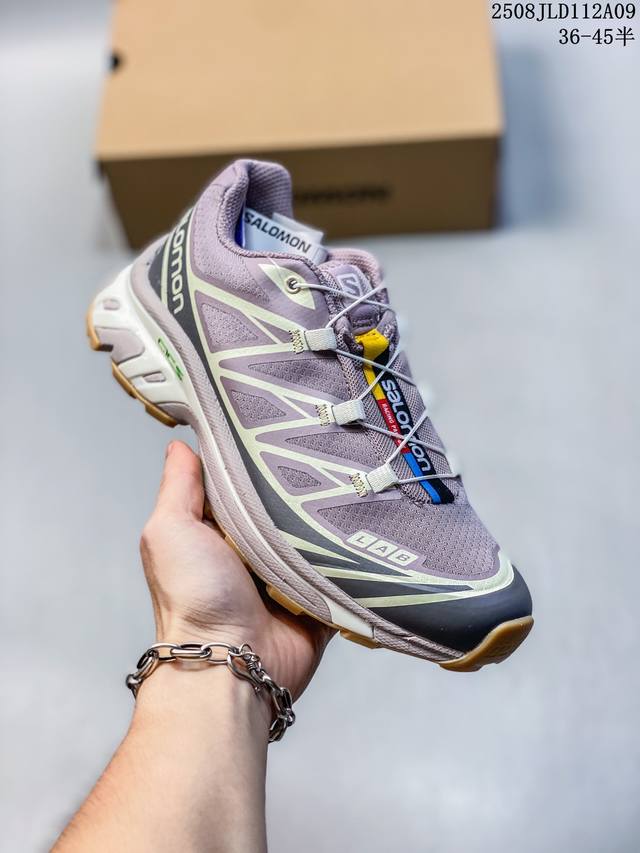 公司级Salomon Xa Pro Xt-6 Expanse萨洛蒙户外越野跑鞋 鞋面采用Sensifit贴合技术 全方位贴合包裹脚型 鞋跟部鞋底牵引设计 提供强