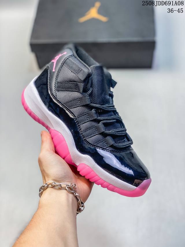 Air Jordan 11 Retro Gs “Gamma Blue” 高帮 伽玛蓝 Aj11 乔丹11代 Aj11 乔11 高邦 黑蓝 乔丹篮球鞋系列 Kic