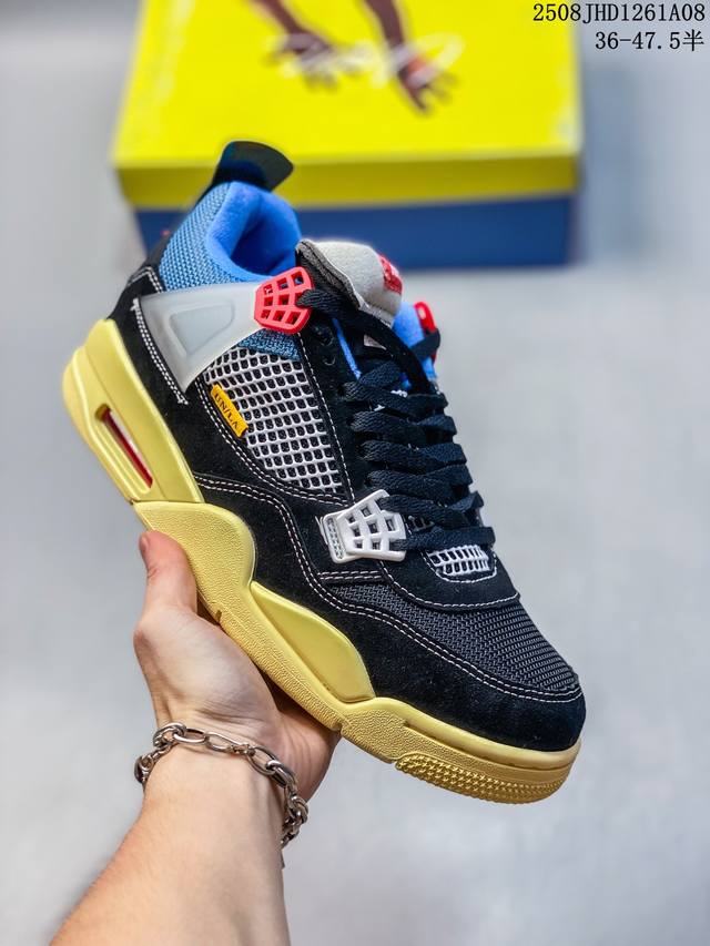 乔丹Ke Air Jordan 4 Retro 乔4 Aj4进口皮料 完美鞋型匹配公司货，正确鞋舌立体高频 原厂头层皮 最新原厂底模 大底卡色咬花完美 鞋柜必备
