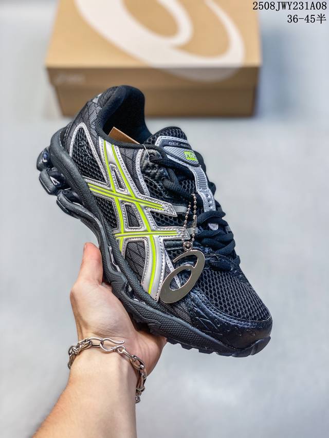 公司级Asics Gel-Nimbus 10.1 亚瑟士 复古先锋 潮流 拼接耐磨 低帮休闲跑步鞋 货号:1203A844-001 尺码:36 37 37.5