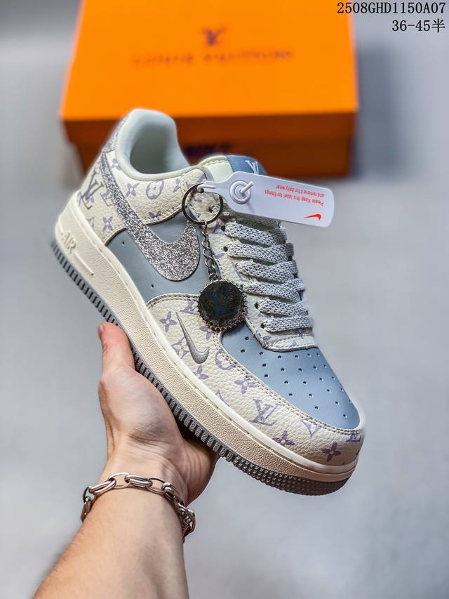 海外限量发售！公司级Nike Air Force 1 '07 Low “北面联名 Nike米黑生胶”空军一号 低帮 运动鞋 休闲鞋 折边针车 工艺难度大 原楦头