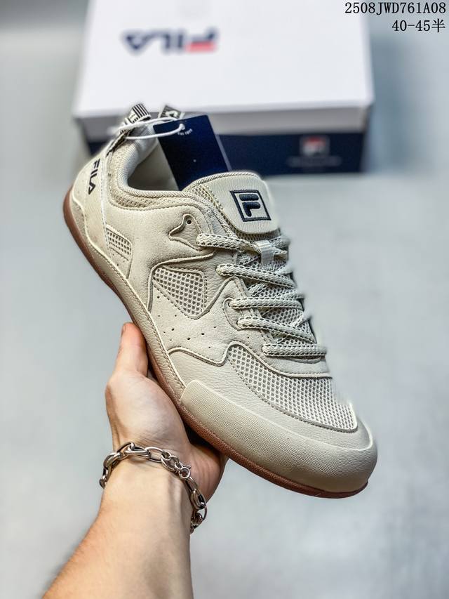 Fila 斐乐男鞋运动鞋2025新款彩石鞋薄底鞋休闲鞋德训鞋 尺码：如图 编码：08Jwd761A08