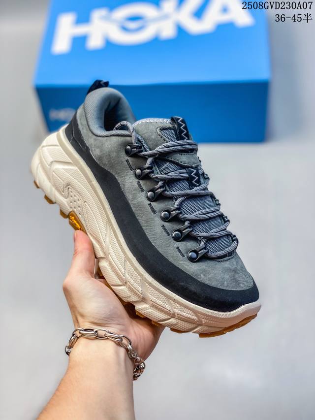 公司级Hoka One One Tor Summit 休闲美观 低帮跑步鞋 原装轻量化材料 Fresh Foam超轻量中底 全部用料过3C认证 滚动平衡科技减少