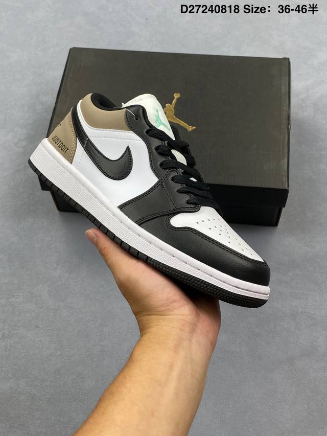 Nike Air Jordan 1 Low Aj1乔1低帮休闲板鞋 同步官方配色 官方货号:553560-146 尺码:36 36.5 37.5 38 38.5