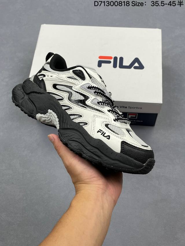 公司级Fila斐乐 Fluid 5 猫爪5.0 简约舒适 防滑耐磨低帮老爹鞋 货号:F12W522111Fsp 尺码:如图 Id：D71300818