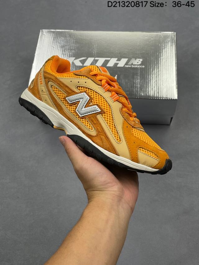 New Balance 新百伦204 系列 复古休闲运动百搭老爹跑步鞋 #采用猪巴革组合网织鞋面材质 #3层组合底模精密开发 #中底嵌入碳板缓震及后跟嵌入Tpu