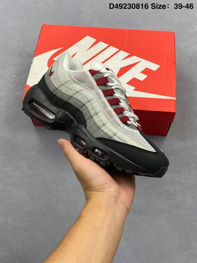 真标耐克Nike Air Max 95 Tt气垫复古慢跑百搭鞋休闲运动鞋 货号:Fb2709-010 尺码:36 36.5 37.5 38 38.5 39 40
