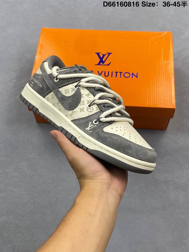 Nike Sb Dunk Low“卡哈特联名 绑带黑勾” 周年高端定制 低帮休闲板鞋 定制鞋盒 大厂纯原品质出货 超高清洁度 皮料切割干净无任何毛边 细节完美
