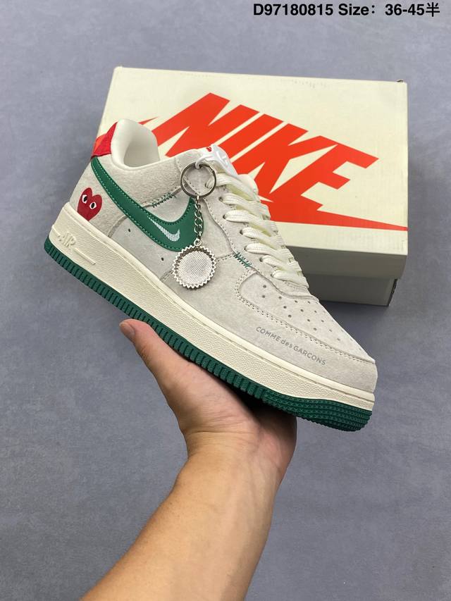 海外限量发售！公司级Nike Air Force 1 '07 Low “Lv联名 闪银勾”空军一号 低帮 运动鞋 休闲鞋 折边针车 工艺难度大 原楦头原纸板 原