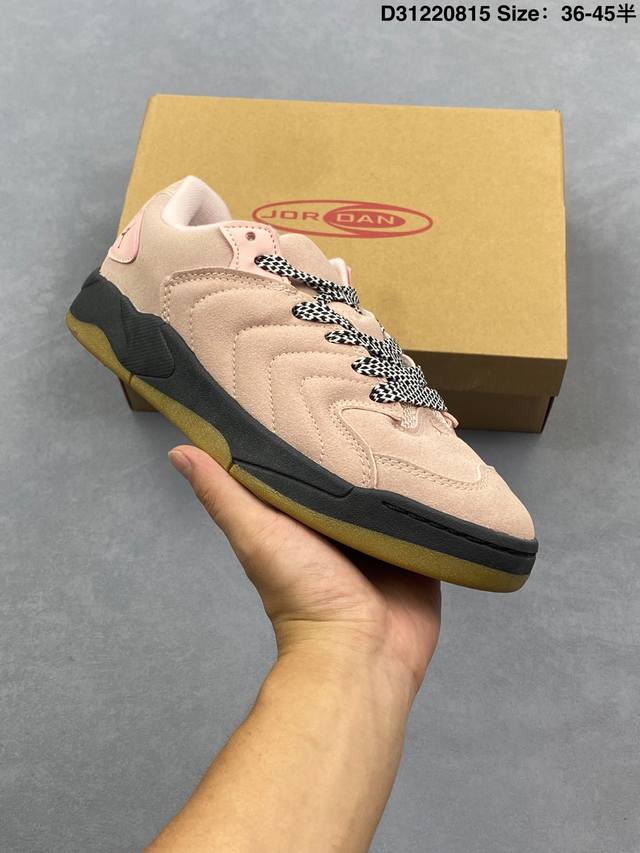 耐克 乔丹 Nike Jordan Session Atmosphere 简约舒适篮球鞋 防滑耐磨 低帮 运动板鞋 Nike Rise ｜有被这个粉色的板鞋In