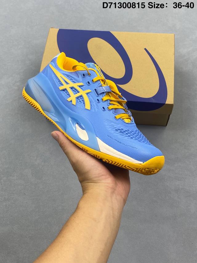 Asics Gel-Resolution X 亚瑟士运动休闲透气专业跑鞋 轻量舒适透气材质 全滴塑鞋面 中底3D可视Gel缓震胶效果 升级Flytefoam B