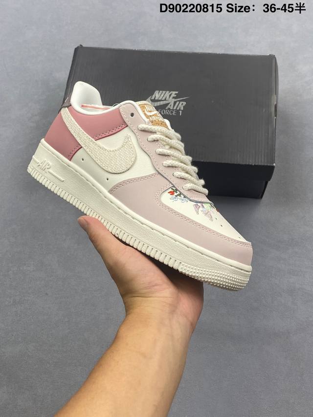 Nk Air Force 1 Low 空军一号低帮休闲板鞋 Ib8874-111 原厂冲刀皮料切割干净 无任何毛边 打造纯正空军 全掌内置蜂窝气垫 原盒配件 原
