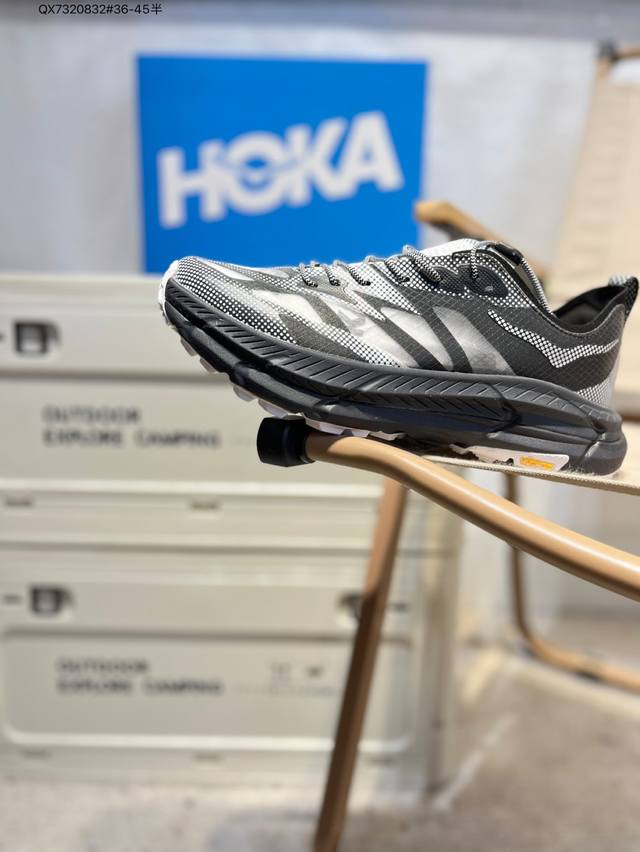 Satisfy Xhoka One One Mafate Speed 4 低帮专业越野跑步鞋 实拍首发 此球鞋继承了Hoka的经典越野鞋型Mafate Spee