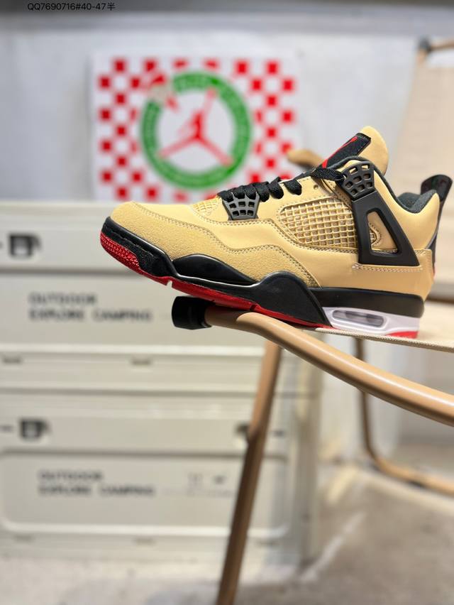 Air Jordan 4 Retro Black Military Blue 迈克尔 乔丹Aj4代中帮复古休闲运动文化篮球鞋Ih2094 Qq7690716#4