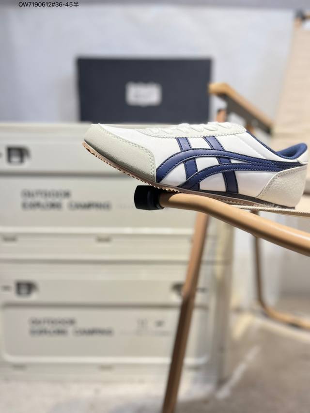 Onitsuka Tiger Nippon Made 鬼冢虎手工鞋系列 同步官方，手工鞋新款三联吊牌！系带 免系带两用穿法！高密度双层组合中底板，根据楦头形状预