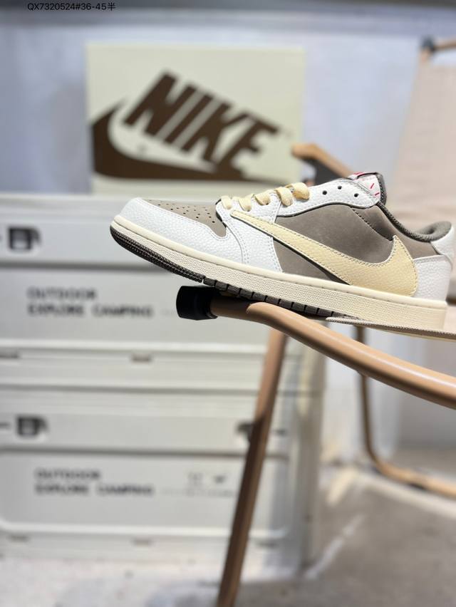 Air Jordan 1 Low Golf Sp Neutral Oliv Aj1乔丹一代高尔夫版系列低帮经典复古文化休闲运动鞋“Ts联名倒钩”Dm7866 Q