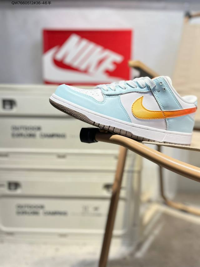 耐克Nike Dunk Low 板鞋Sb系列经典百搭休闲运动板鞋加厚鞋舌的填充，使舒适性大大提升，同时也更方便穿脱中底部分则加入了脚感柔软舒适Zoomair气垫