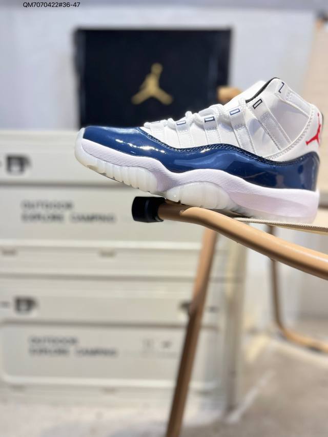 Air Jordan 11 Retro Low Concord Aj11代迈克尔 乔丹运动文化篮球鞋Ct8012 Qm7070422#36-47