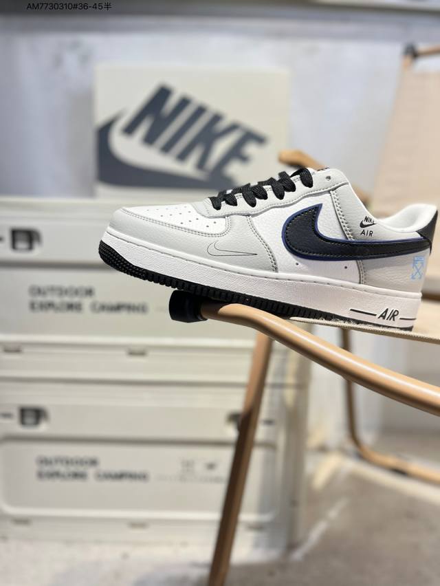 Nk Air Force 1'07 Low 空军一号低帮休闲板鞋 #定制皮料 原楦原纸板 纯正空军版型 高清洁度 内置全掌气垫Dq6628 Am7730310#