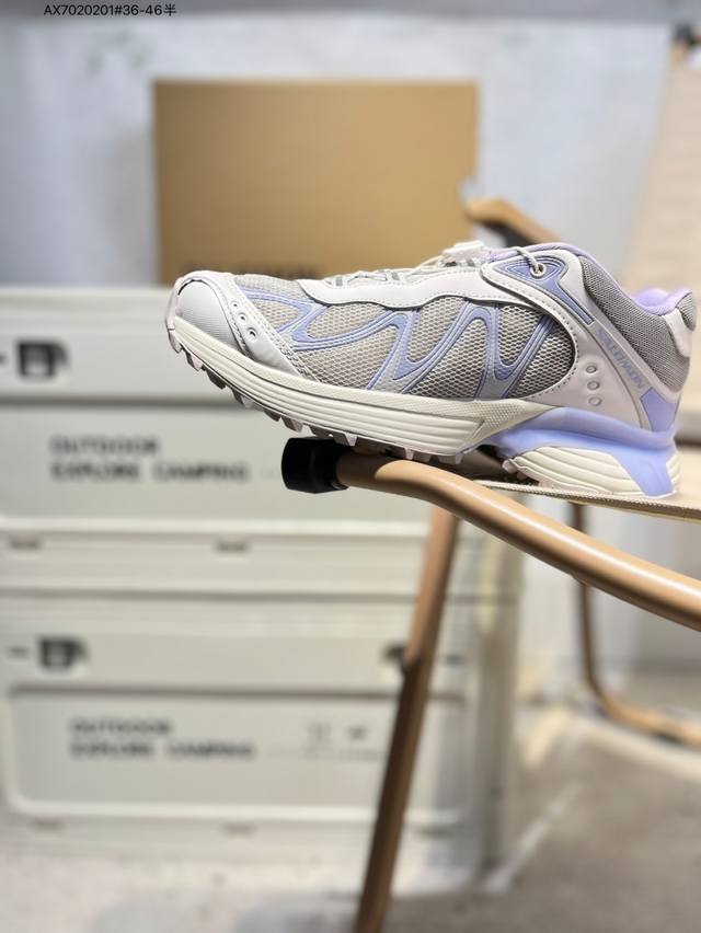 Salomon萨洛蒙 Xt-Whisper 时尚 舒适減震防滑耐磨 低帮跑步鞋鞋面采用Sensifit贴合技术 全方位贴合包裹脚型 鞋跟部鞋底牵引设计 提供强大