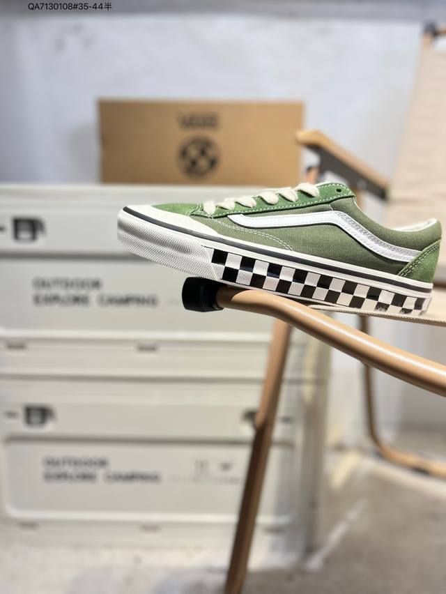 Vans万斯范斯官方 Old Skool Reissue 136经典复古休闲运动板鞋潮 帆布鞋，高端支线原始硫化工艺，艺术来源于生活成为了Vans美学的个性潮流