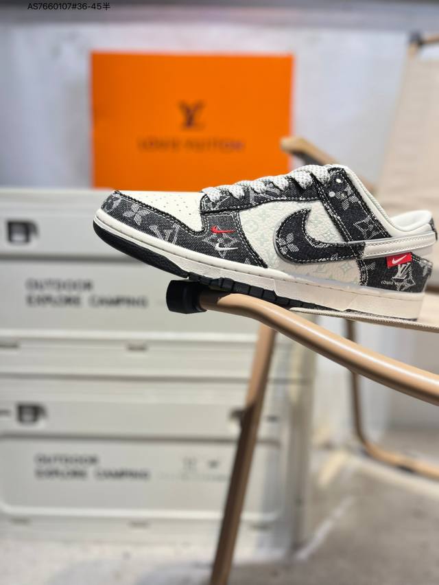 Lv X Nike Sb Dunk Low 大厂出品 极力推荐 新配色 原装头层材料 独家版型蒸餾加工 帶來的是更好的视觉和脚感体验 大厂纯原品质出货 清洁度