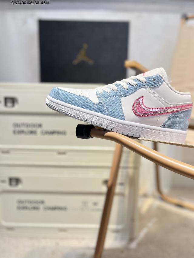 公司级头层皮乔丹Air Jordan 1 Low Aj1低帮系列篮球鞋 官方同步配色 原装级产物 #拒绝公底 立体鞋型 细节完美 高清洁度Hq2001 Qw74