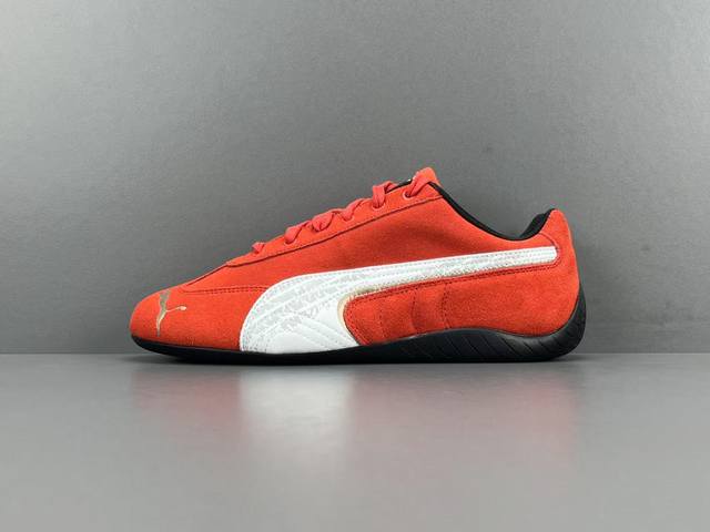 渠道优势 ！ 纯原版 彪马 Ferrari 法拉利 X Puma Speedcat 舒适百搭 防滑耐磨 低帮 生活休闲鞋 男女同款 红白色 尺码36-45 货号