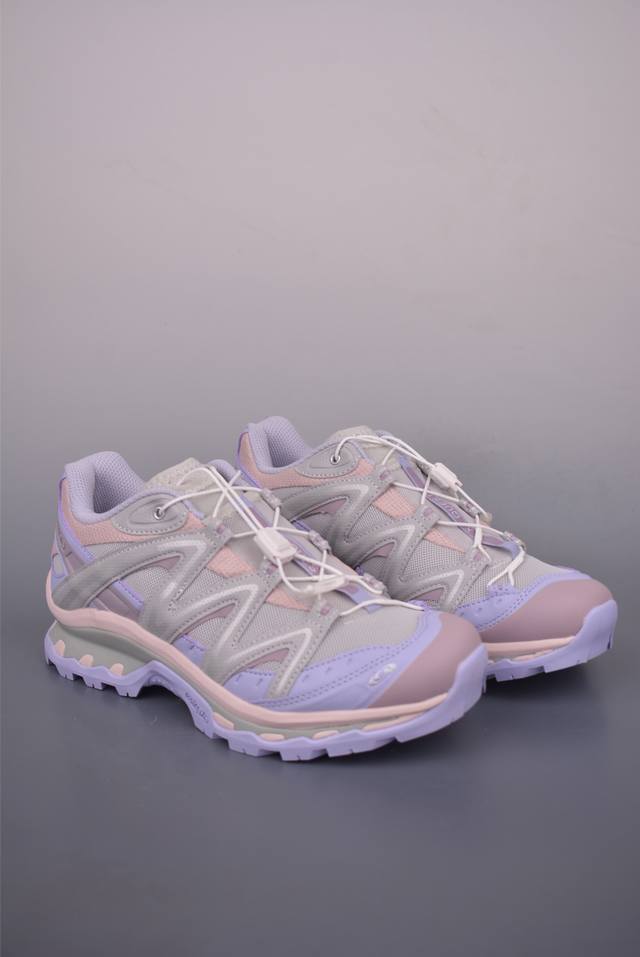 法国户外品牌-萨洛蒙 Salomon Xt-6 Expanse探索者系列 纯原版本 潮流越野机能户外休闲运动跑步鞋 采用透气网布与防护皮革组合鞋面材质 牛角扣系