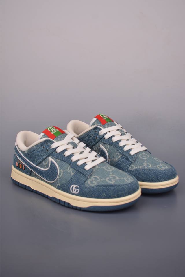 Nike Sb Dunk Low Gucci联名 纯原大厂出品 极力推荐 原装头层材料 独家版型蒸餾加工 帶來的是更好的视觉和脚感体验 大厂纯原品质出货 清洁度