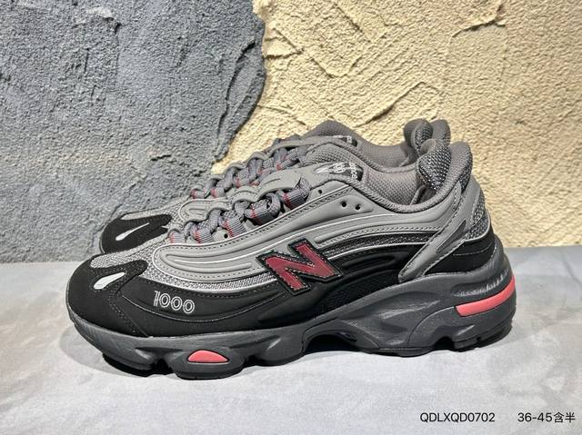 新品上市实拍 原楦原纸版开发版型#小红书穿搭款式，Nb新百伦New Balance 1000 系列低帮复古老爹风休闲运动跑步鞋 New Balance 在不同配