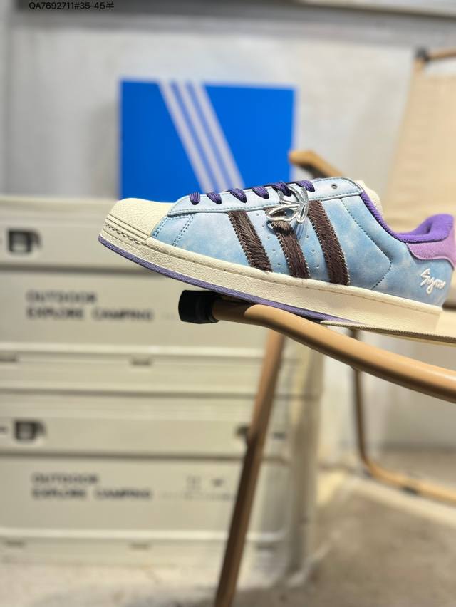 阿迪达斯Adidas三叶草 Originals Superstar 贝壳头系列低帮经典百搭休闲运动Jq6469 Qa7692711#35-45半