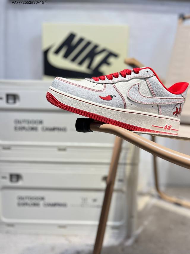 Nk Air Force 1'07 Low 空军一号低帮休闲板鞋 #定制皮料 原楦原纸板 纯正空军版型 高清洁度 内置全掌气垫Zd1988 Aa7772552#