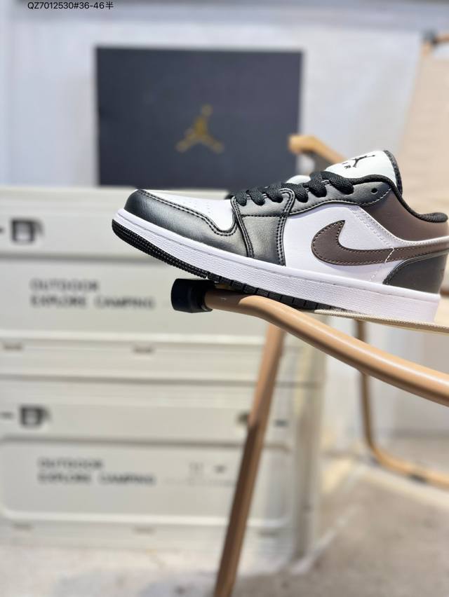 公司级头层皮乔丹Air Jordan 1 Low Aj1低帮系列篮球鞋 官方同步配色 原装级产物 #拒绝公底 立体鞋型 细节完美 高清洁度Io3393 Qz70
