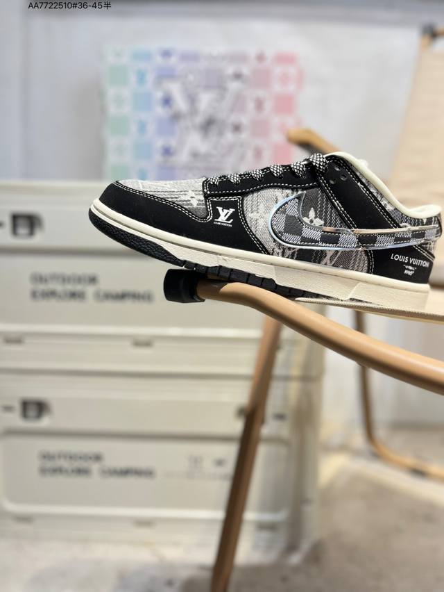 Lv X Nike Sb Dunk Low 大厂出品 极力推荐 新配色 原装头层材料 独家版型蒸餾加工 帶來的是更好的视觉和脚感体验 大厂纯原品质出货 清洁度