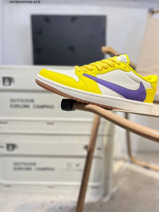 公司级头层皮乔丹Air Jordan 1 Low Aj1低帮系列篮球鞋 官方同步配色 原装级产物 #拒绝公底 立体鞋型 细节完美 高清洁度Dn6901 Aw76