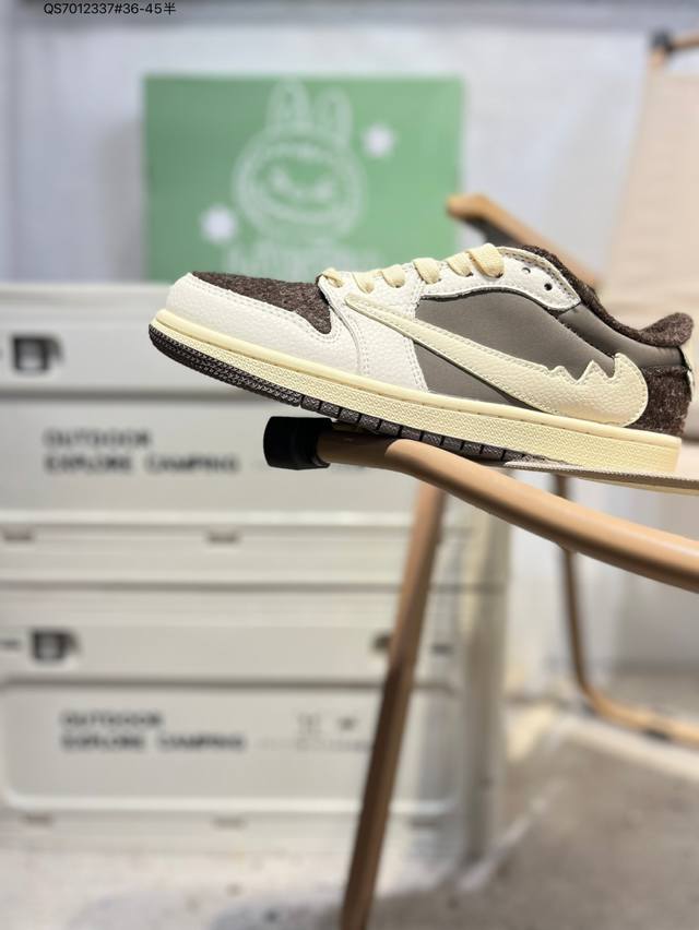 公司级头层皮拉布布 X 乔丹Air Jordan 1 Low Aj1低帮系列篮球鞋 官方同步配色 原装级产物 #拒绝公底 立体鞋型 细节完美 高清洁度Xs202