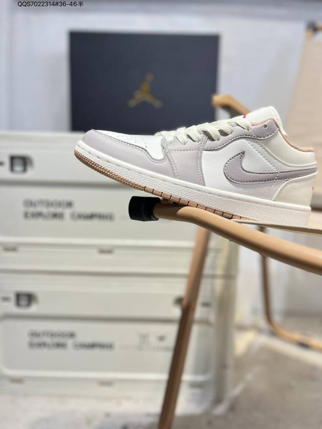 公司级头层皮乔丹Air Jordan 1 Low Aj1低帮系列篮球鞋 官方同步配色 原装级产物 #拒绝公底 立体鞋型 细节完美 高清洁度553558 Qqs7