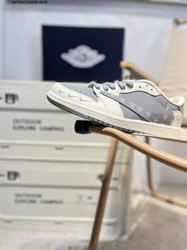 开学季福利特价 公司级头层皮乔丹Air Jordan 1 Low Aj1低帮系列篮球鞋 官方同步配色 原装级产物 #拒绝公底 立体鞋型 细节完美 高清洁度Xs