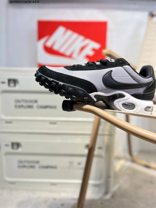 耐克 Nike Air Max Waffle Sp Action Green 休闲跑步鞋华夫饼Sp发售！Fv6946-301这款鞋款融合了Air Max Plu