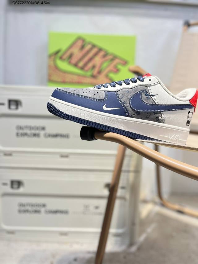 Nk Air Force 1'07 Low 空军一号低帮休闲板鞋 #定制皮料 原楦原纸板 纯正空军版型 高清洁度 内置全掌气垫Ky8899 Qs772 1#36