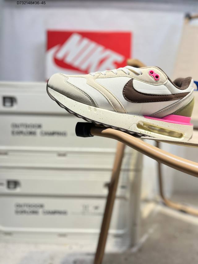 开学季福利特价Nike Air Max Dawn 黎明系列 低帮气垫百搭休闲运动慢跑鞋 新鞋款带来新的外底和鞋帮额外尺寸为鞋子的耐久设计线条增添了新能量。从配色